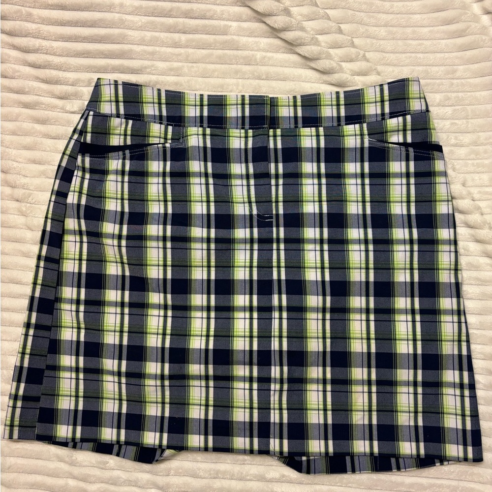 Izod Golf Plaid Skort